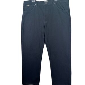 NWT Lee Mens Black Regular‎ Fit Straight Leg Jeans 42x30 Western Cowboy Rodeo